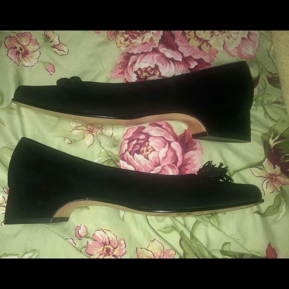 Salvatore Ferragamo Suede, Tasseled Shoes - Picture 4 of 11